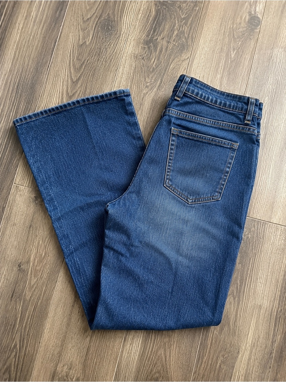 Free Assembly Mid Rise Bootcut Jeans - Blue